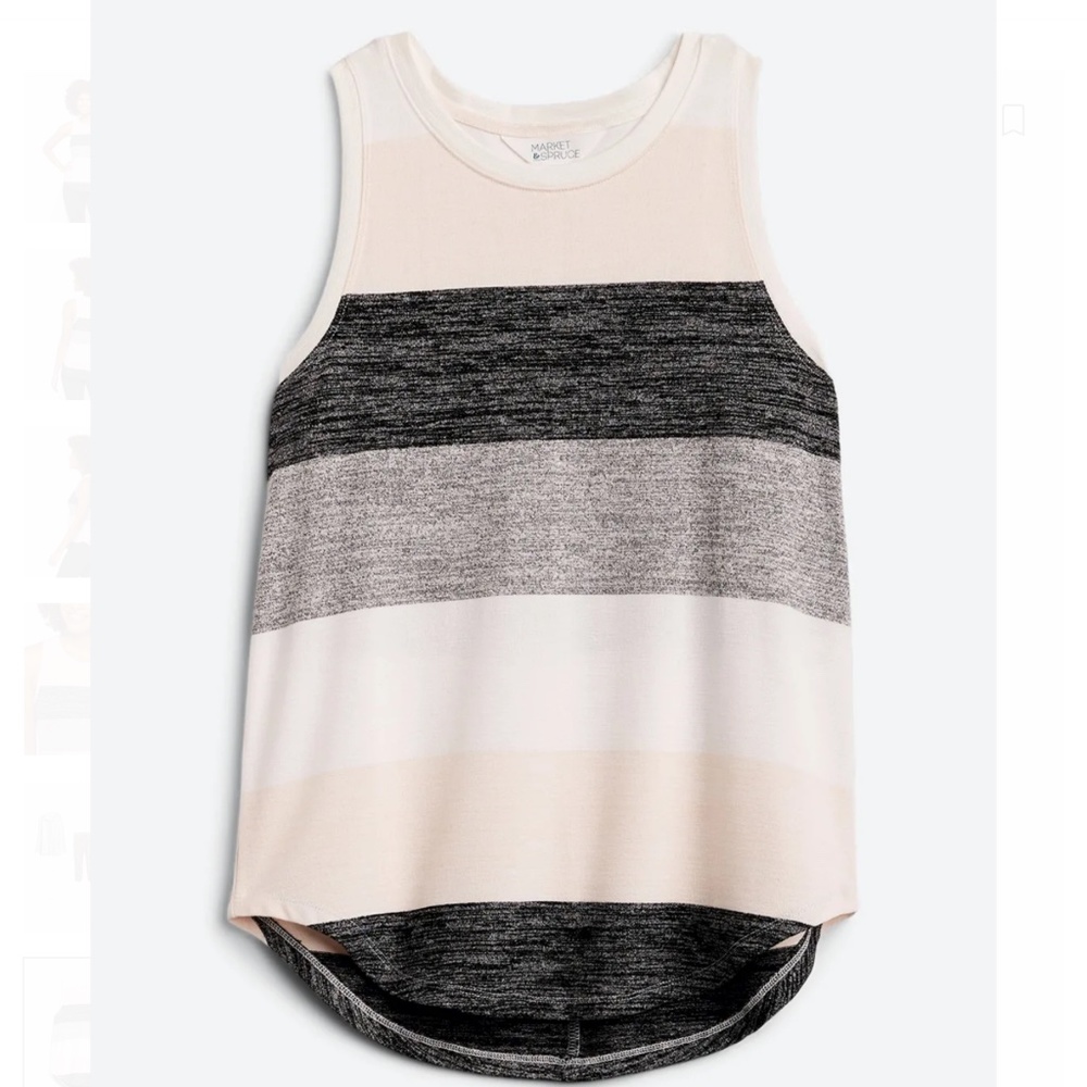 Market & Spruce -Rex High Neck Knit Tank- NWT